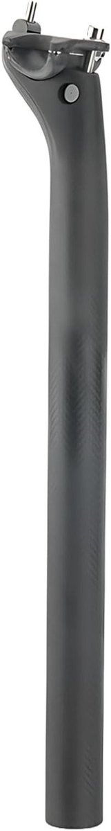 Fiets Zadelpen - Carbon Onderdeel - Comfortabel Fietsen - Ultra Licht Ontwerp - 31.6 X 400 mm - Mat Zwart