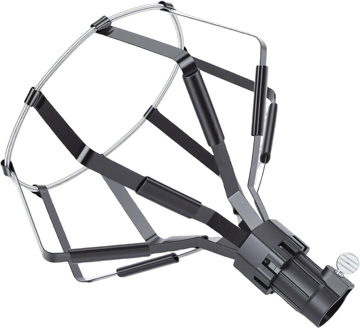 Gloeilamp Wisselaar - Lamp Verwijderaar - Hoge Plafonds - Verstelbare Mand - 13-15 Cm - Grijs