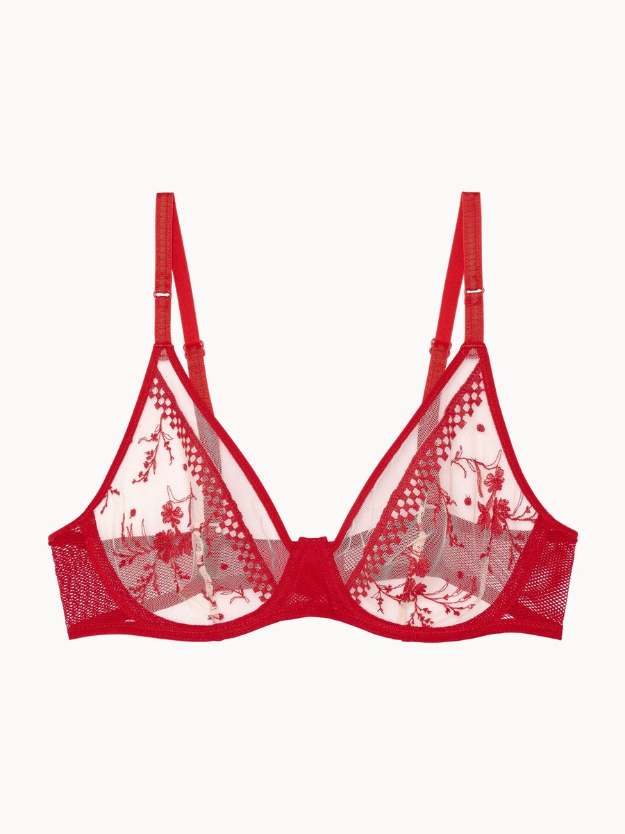 Passionata Vrouwen plungebeha Passionata Suzy Rood