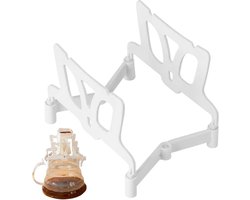 Koffiezakstandaard - Oorkoffiefilterhouder - Buiten Koffie Zetten - Opvouwbaar Draagbaar - 101 cm - Zwart