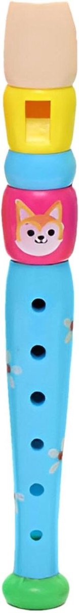 Muziekspeelgoed Fluit - Kinderblokfluit Beginners - Muzikale Ontwikkeling - Educatief Instrument - 18.4 cm - Willekeurige Kleur