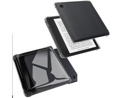 Transparante E-reader Hoes – Softshell Cover – Bescherming E-reader – Luchtkussen Hoeken – Kobo Libra 2 – Transparant