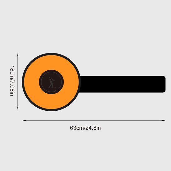 Golf Swing Trainer - Houding Corrector - Golf Houding Verbeteren - Draagbaar Ontwerp - 25 x 15 x 10 cm van GOLF — afbeelding 4
