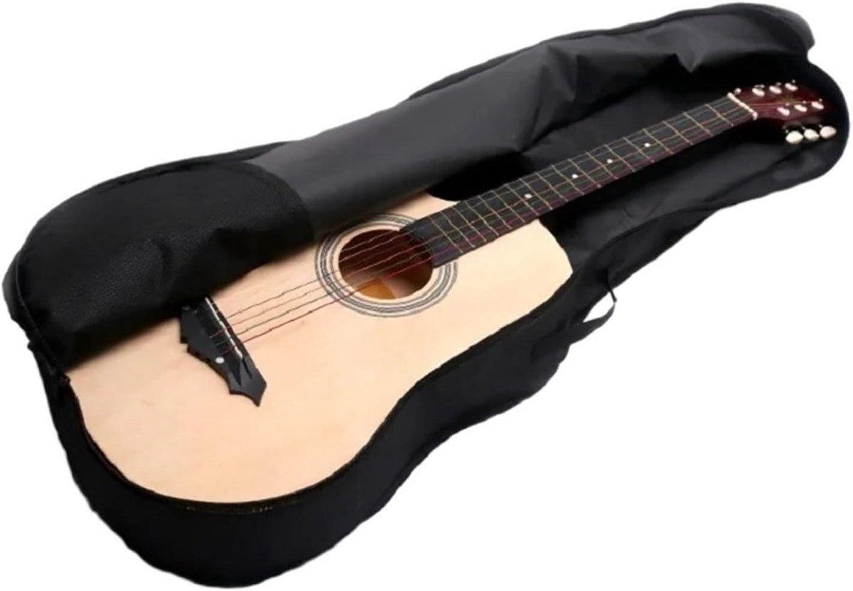 Gitaartas - Instrumenttas Rugzak - Gitaar Vervoeren - Waterdichte Oxford Stof - 41 Inch - Zwart