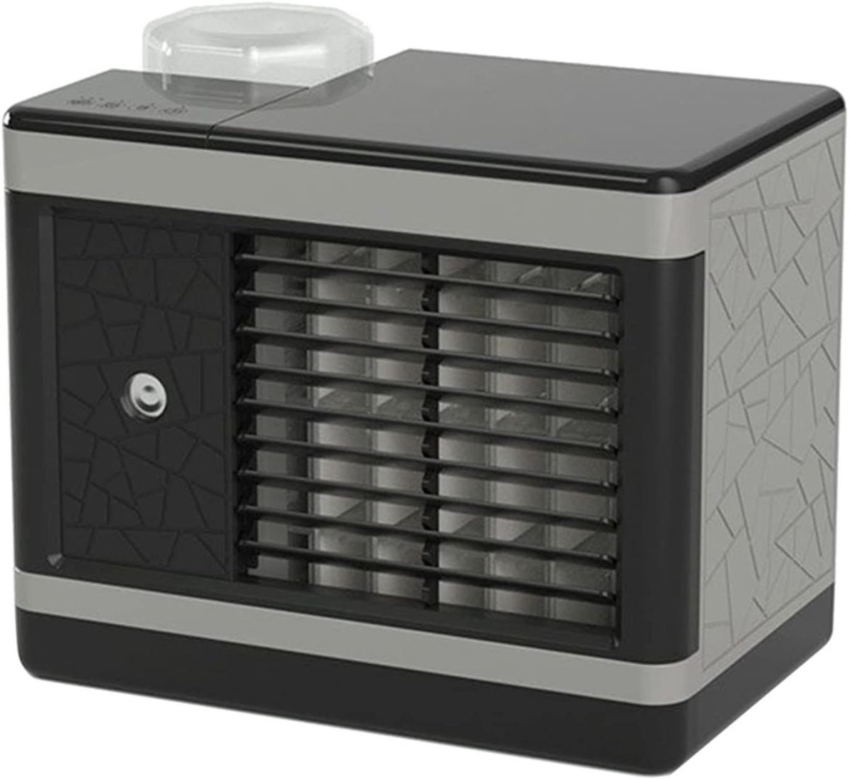 Mobiele Airco - Mini Koeler - Persoonlijke Koeling - Drie Snelheden - 3500 Gram - Grijs Zwart