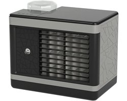 Mobiele Airco - Mini Koeler - Persoonlijke Koeling - Drie Snelheden - 3500 Gram - Grijs Zwart