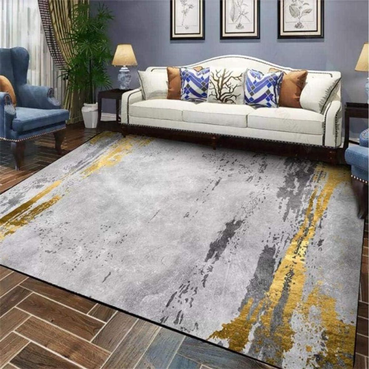 Vloerkleed Abstract - Zachte Vloerbedekking - Woonkamer Decoratie - Anti-slip Onderkant -