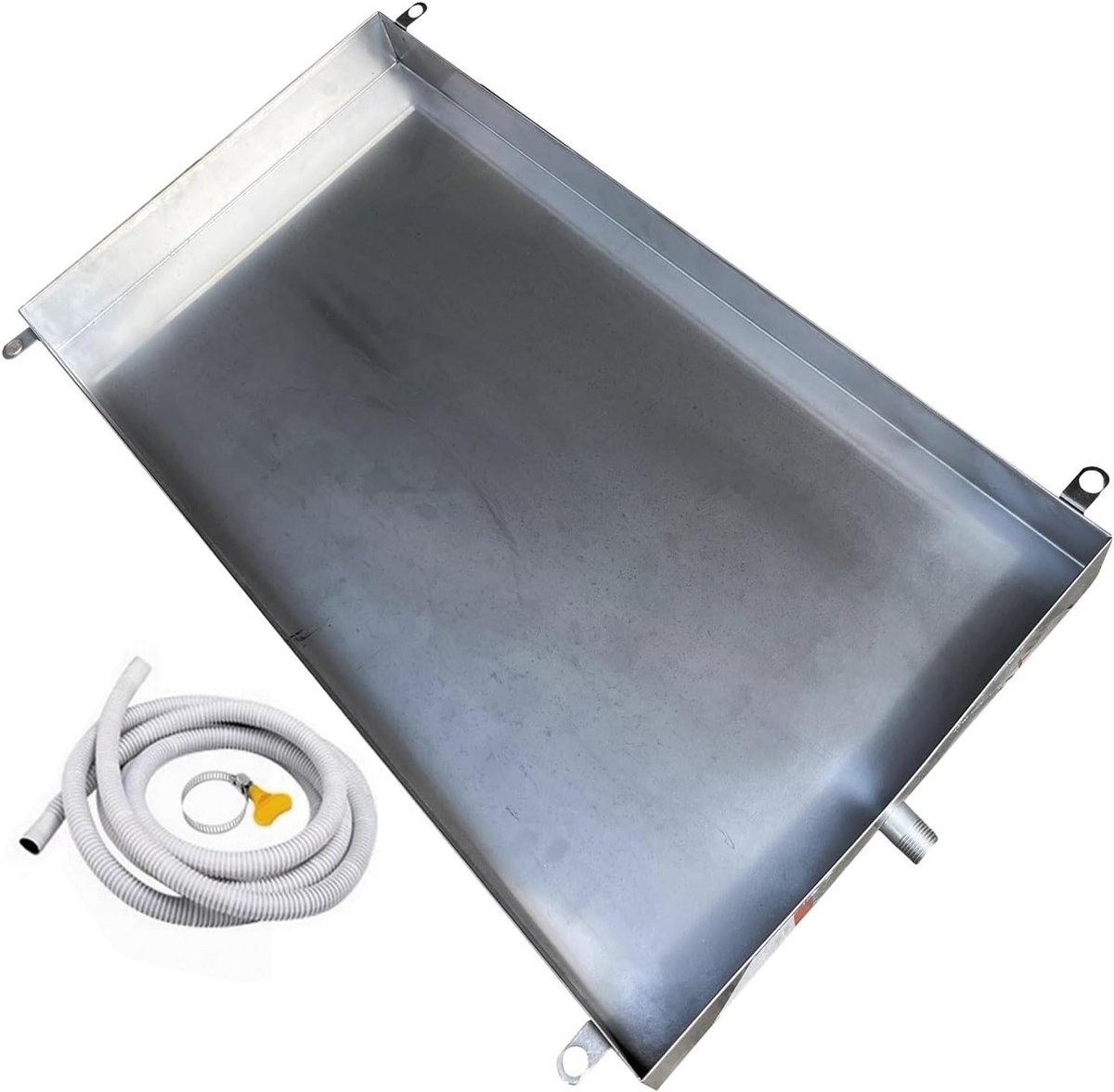 Airco Druppelbak - Water Opvangbak - Condens Afvoeren - Lekvrij Ontwerp - 70x30cm - Zilver