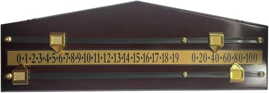 Biljart scorebord - Houten teller - Wedstrijd bijhouden - Eigentijds design - 15.75 inch lang - Niet gespecificeerd — afbeelding 3