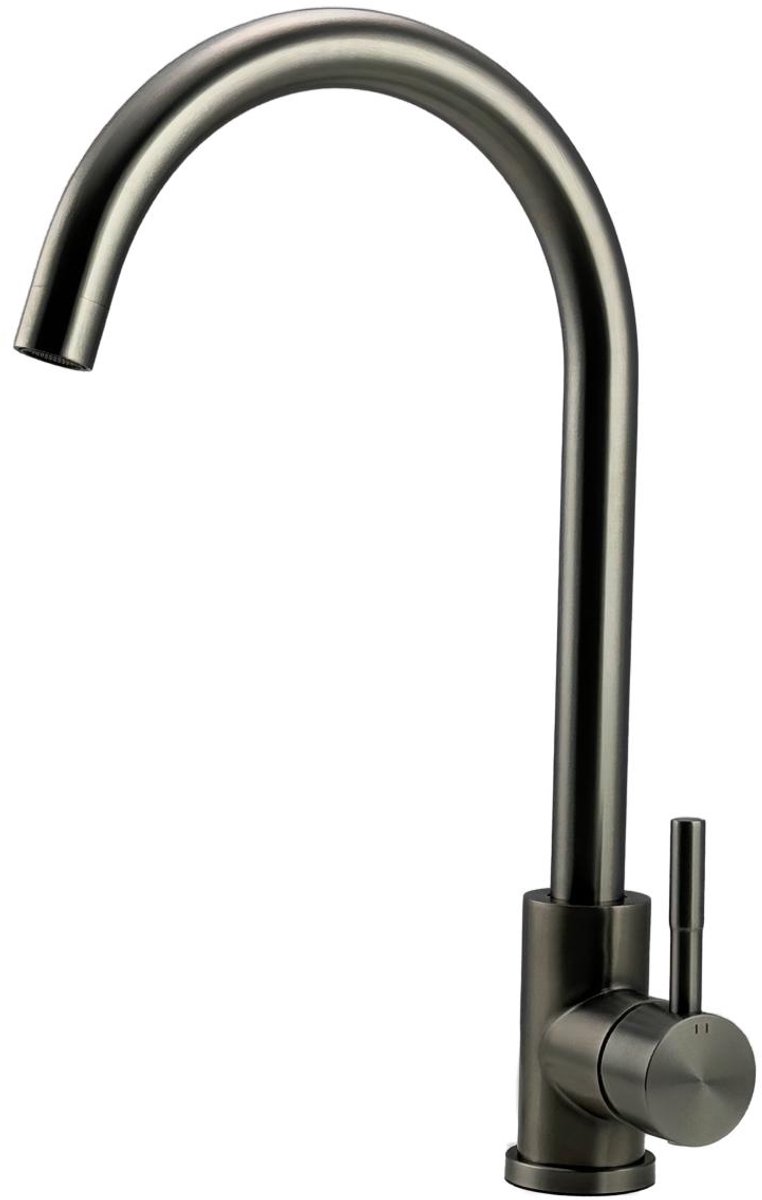 Pure.Sink Elite Steel Stream kitchen faucet PVD Gun metal PS8044-61