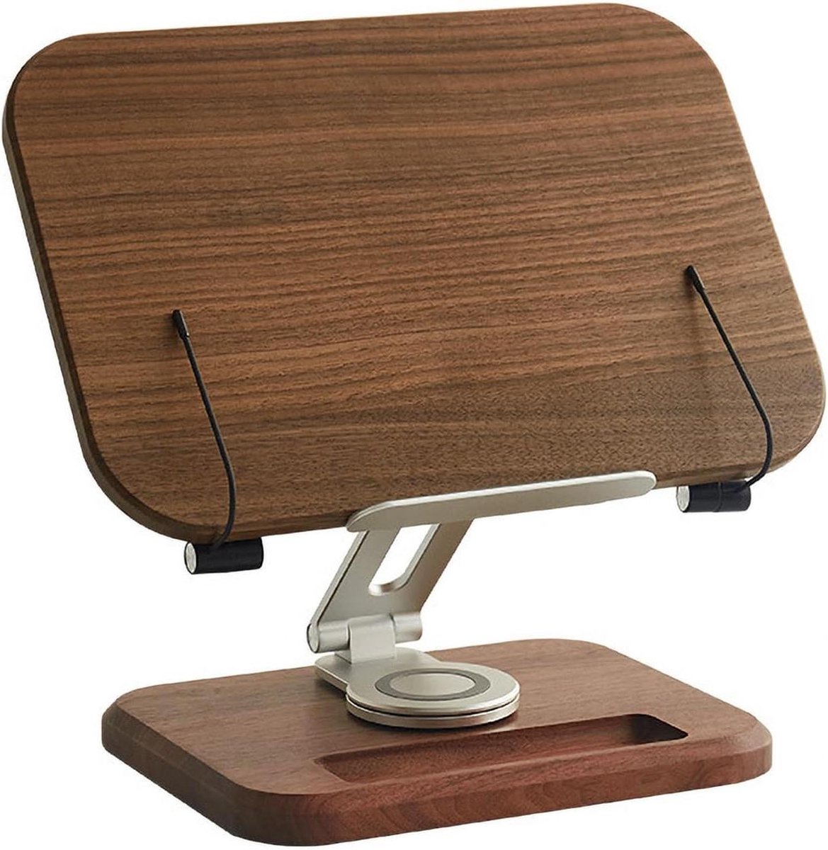 Leesstandaard - Documenthouder - Handsfree Lezen - Verstelbare Hoek - 10.4 x 27.3 cm - Zwart