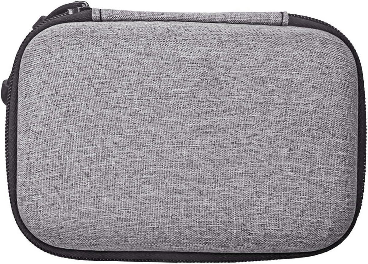 Opbergtas - Reiscase - Notities Maken - Schokbestendig EVA - 14 x 10 x 3.5 cm - Grijs