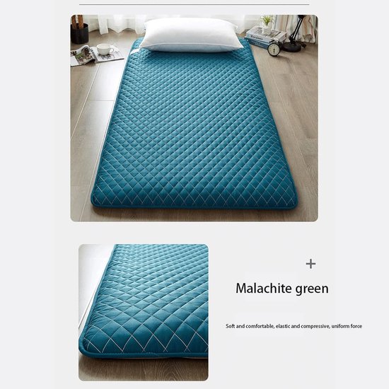 Japanse Vouwmatras - Futon Vloermat - Traditioneel Slapen - Traagschuim Middenlaag - 1x2 Meter - C — afbeelding 5