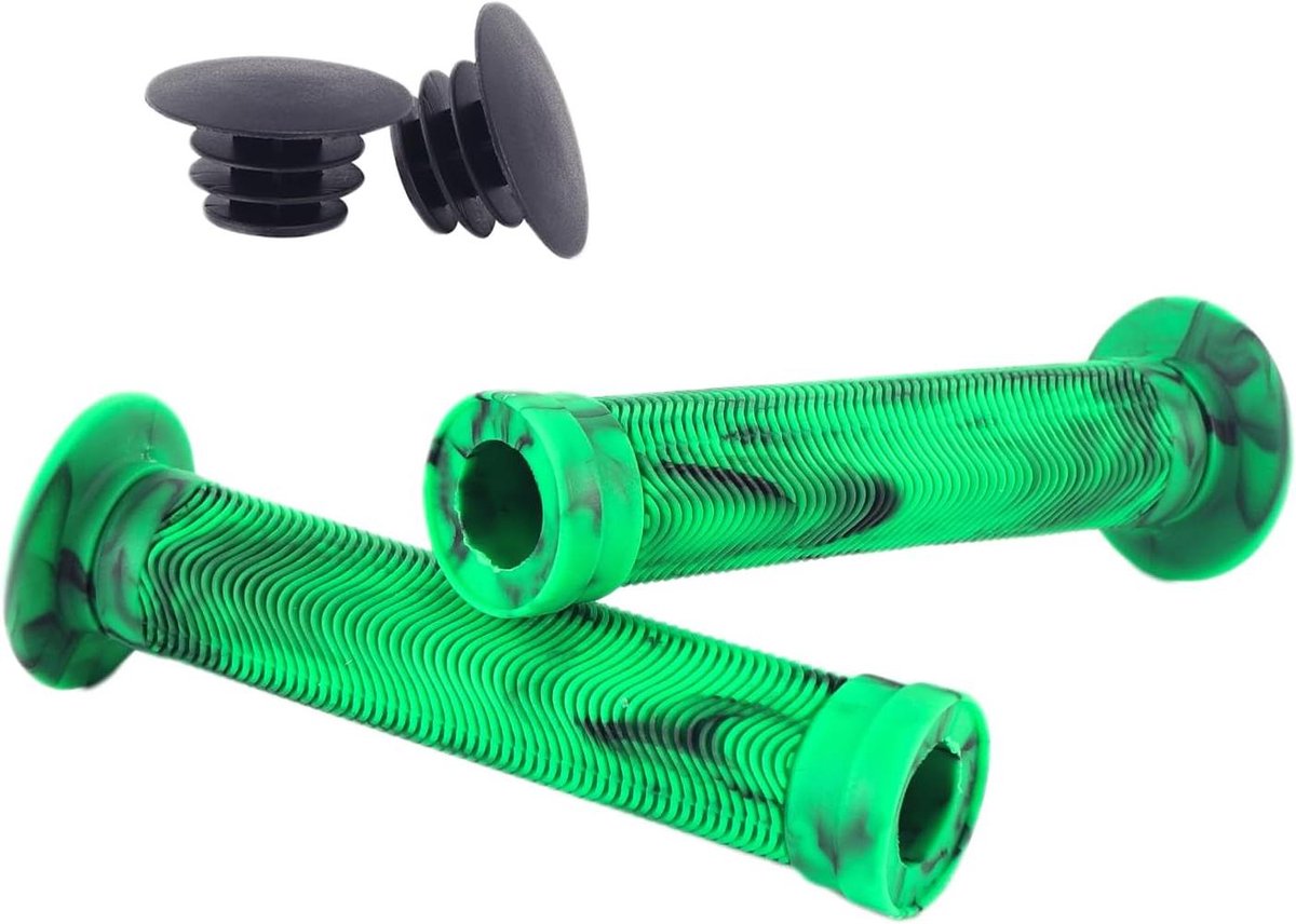 Fietshandgrepen - Stuurgrepen - Comfortabel Fietsen - Anti-slip textuur - 2 stuks - Groen