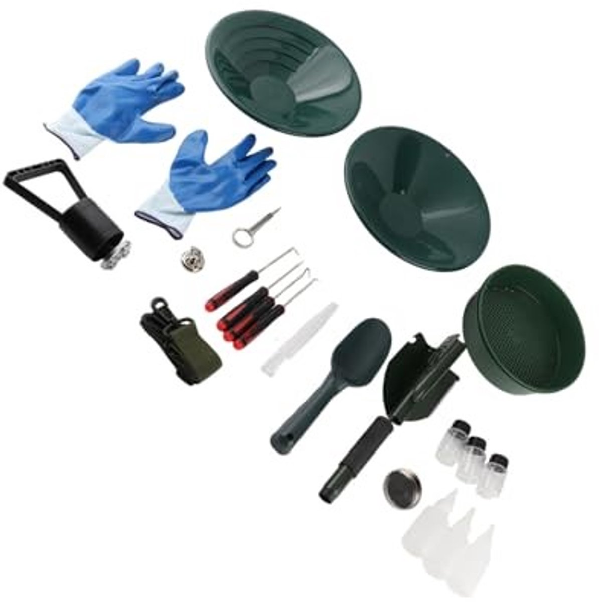 Dailygoods - Draagbare Goud Prospectie Kit met Vouwen Sluice Box