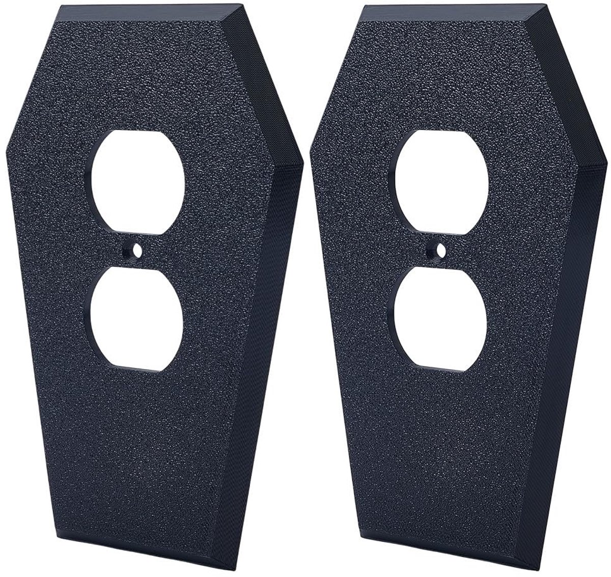 Dailygoods - Decoratieve Lichtschakelaar Afdekplaat voor Wandmontage, 2 Stuks