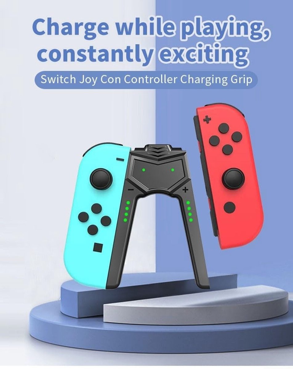 Dailygoods - Oplaadgreep voor Nintendo Switch met USB-C Charger Stand