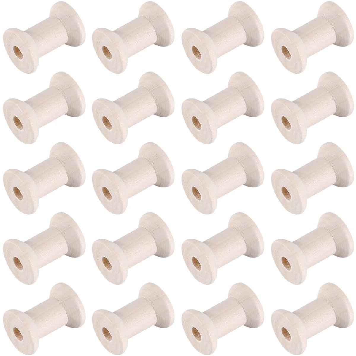 Dailygoods - 25 Stuks Houten Klossen voor DIY Crafting