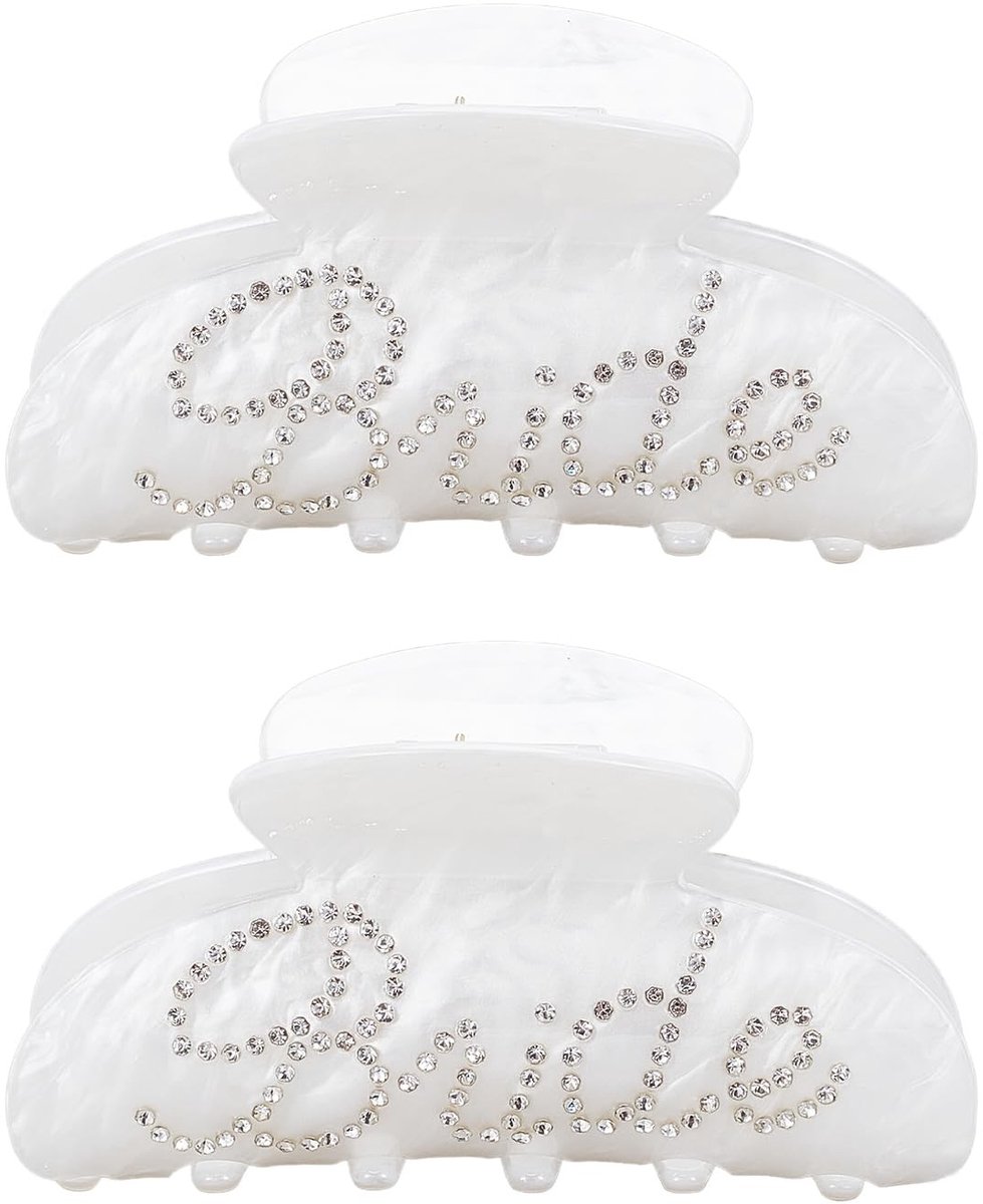 Dailygoods - Haarspeld met Parels voor Bruidsmeisjes, 2 Stuks