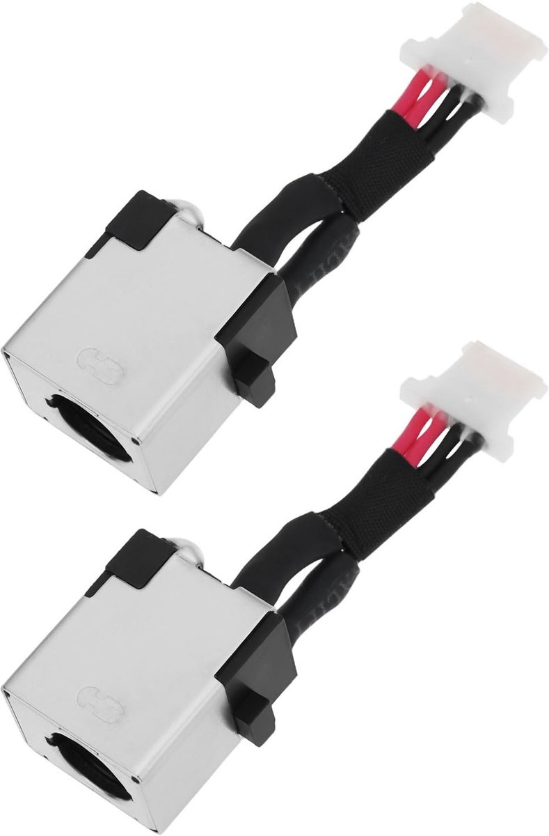 Dailygoods - 2 Stuks Laptop DC Power Jack Oplaadpoortkabel voor Diverse Modellen