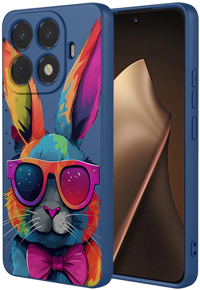 Dailygoods - Elegante Siliconen Beschermhoes voor Xiaomi 15T Pro met Microvezelvoering