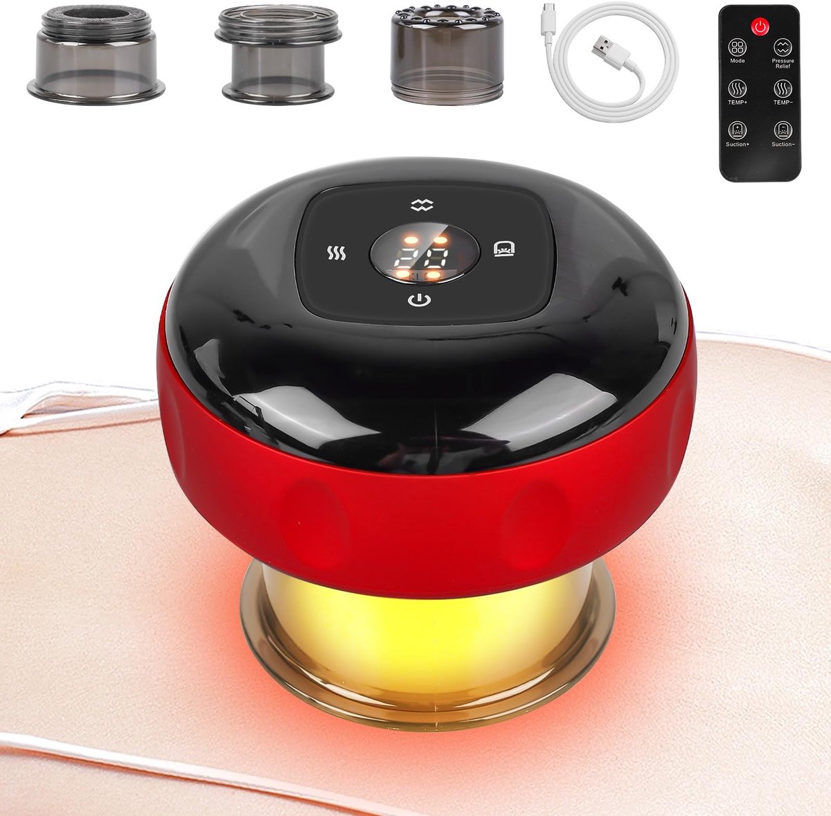 Dailygoods - Elektrisch Cuppingstoestel met Infrarood en Afstandsbediening