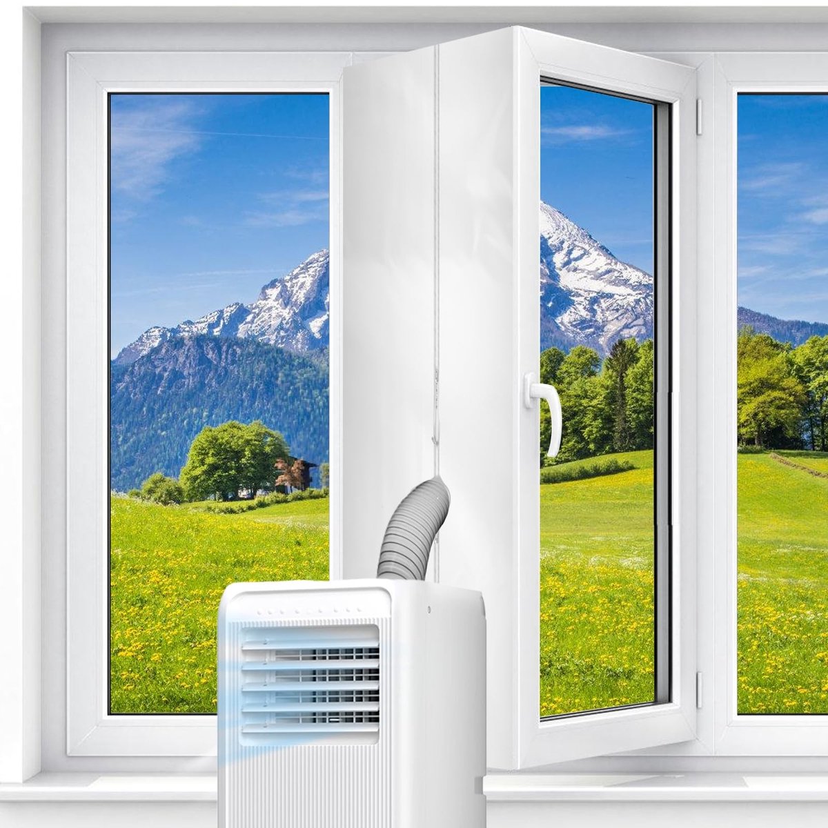 Dailygoods - Raamafdichting voor Mobiele Airconditioners zonder Boren