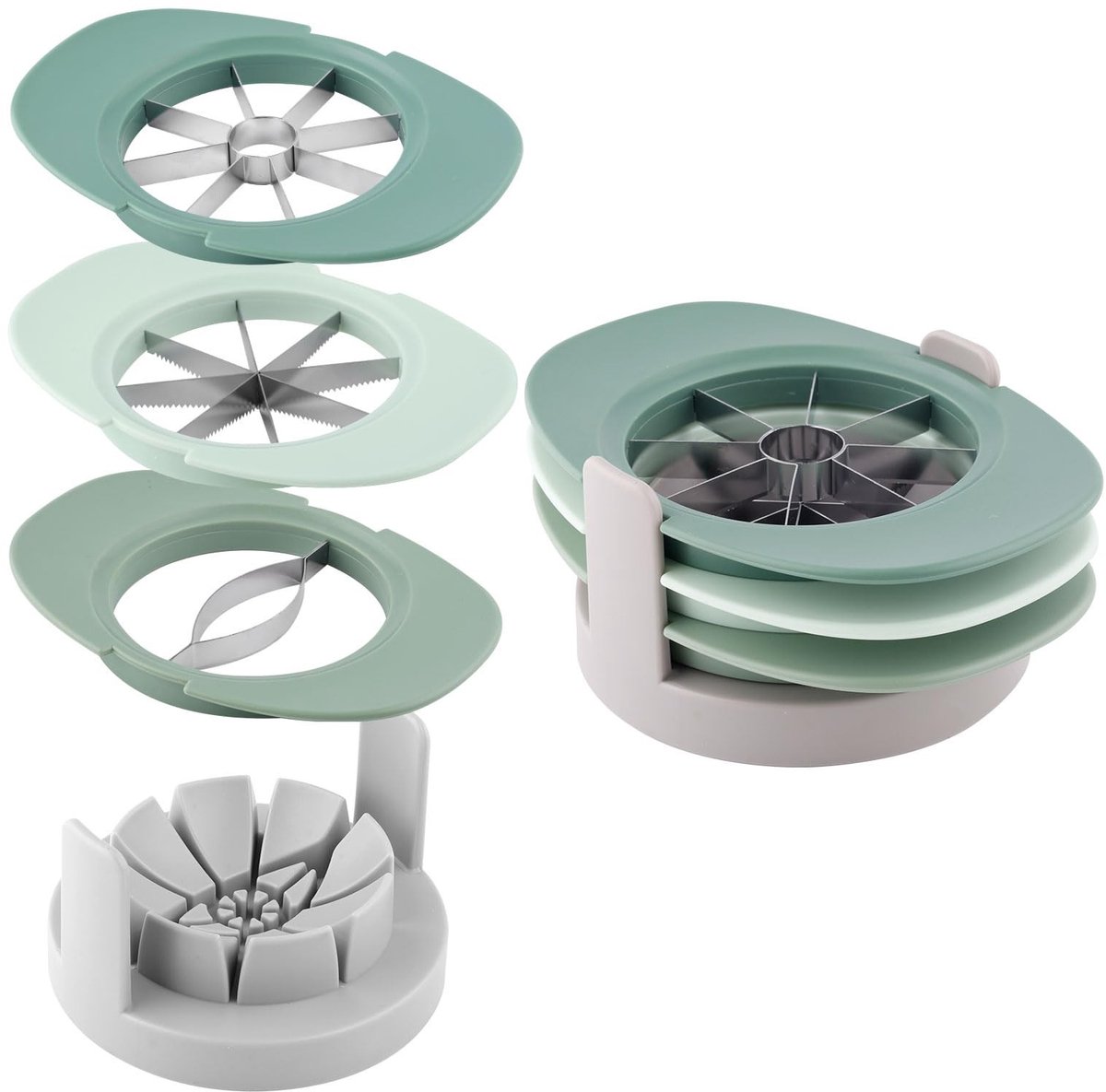 Dailygoods - 4-in-1 Fruitsnijder en Groentesnijder