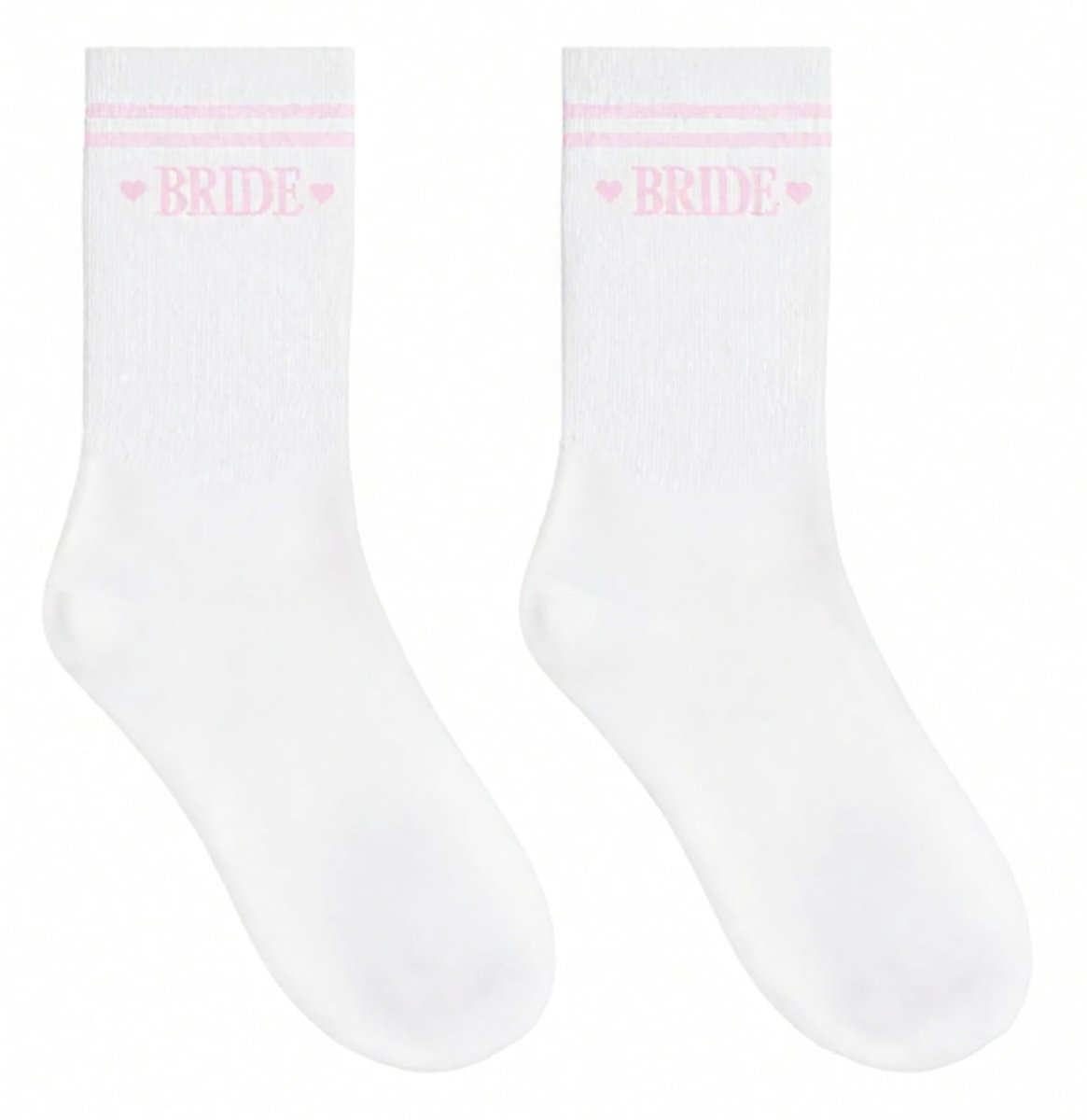 Dailygoods - Bruidssokken voor Dames met Hart en Decoratie