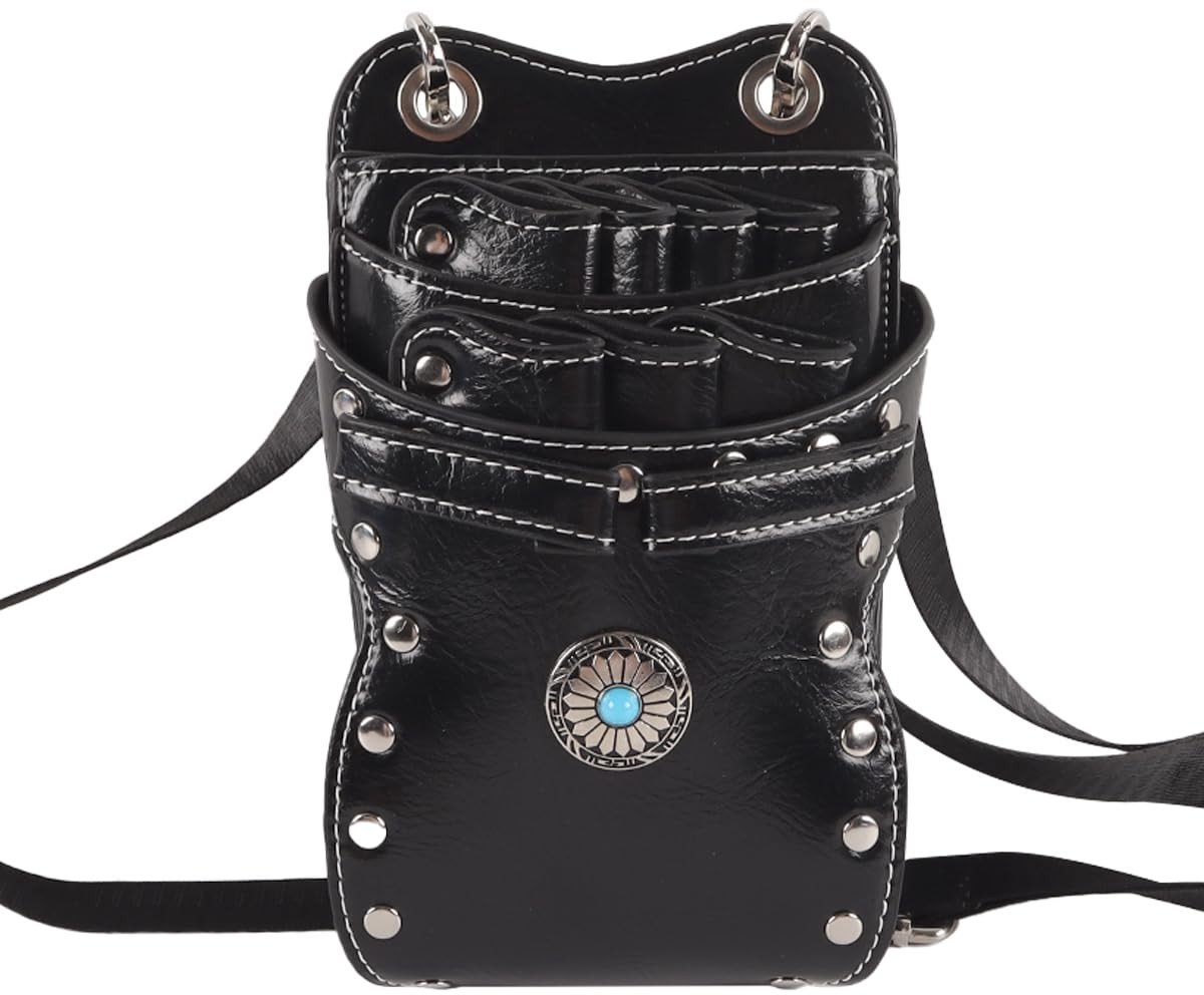 Dailygoods - Multifunctionele Haar Schaar Tas met Compartimenten voor Kappers