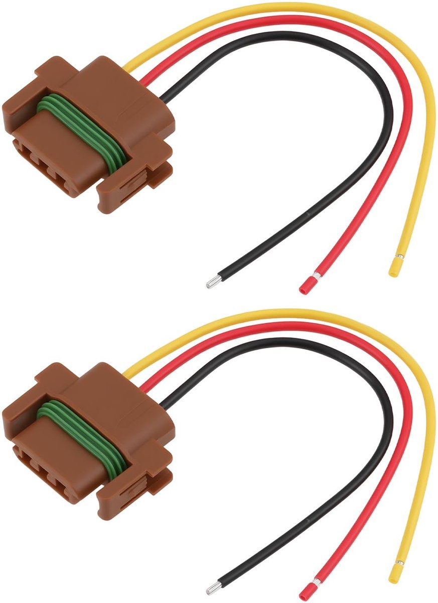 Dailygoods - 3-Pin Richtingaanwijzer Connector voor Auto's