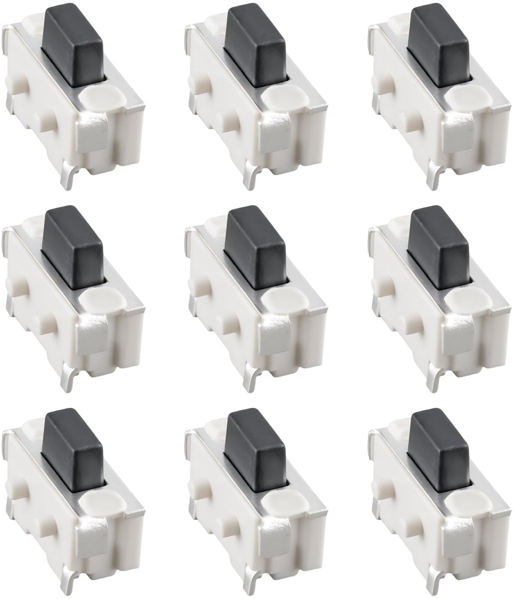 Dailygoods - 40 Stuks Micro SMD Tactiele Drukknoppen voor Elektronische Apparaten