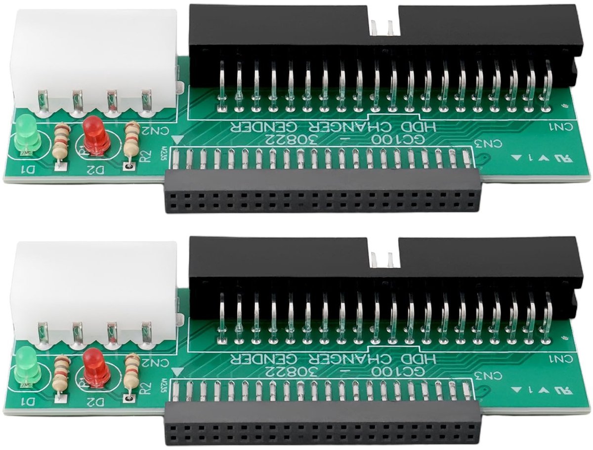 Dailygoods - 44-pins naar 40-pins IDE Harde Schijf Converter Adapter