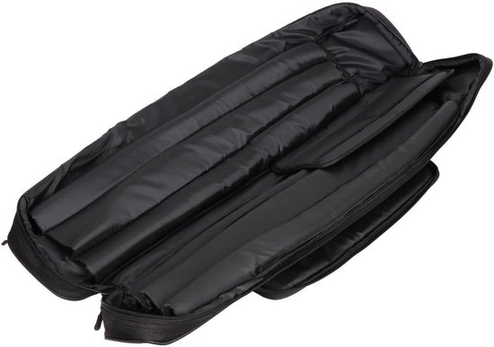 Biljartkeu Tas - Pooltas Keudrager - Biljart Accessoires - Met Vakken - 83 cm - Zwart — afbeelding 3
