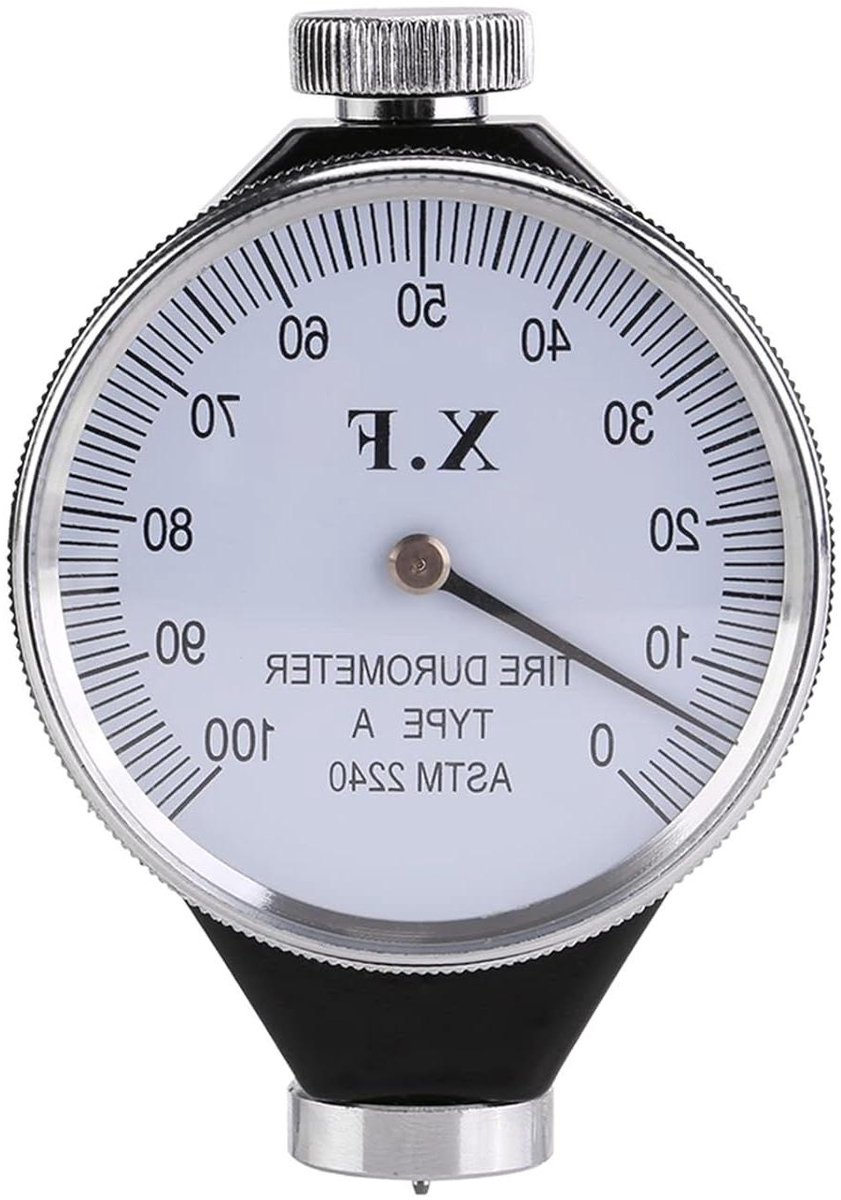 Hardheidsmeter, Type O/A/D Rubber Tyre Durometer Hardheid Tester Hoge Nauwkeurigheid Band Hardheid Meter Draagbare Manometer 0-100 Degrees Meet(A Rubber)