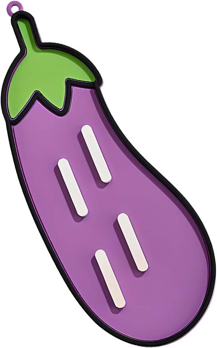 Lepel Legger - Aanrecht Mat - Koken - Hittebestendig Ontwerp - 20 cm - Paars