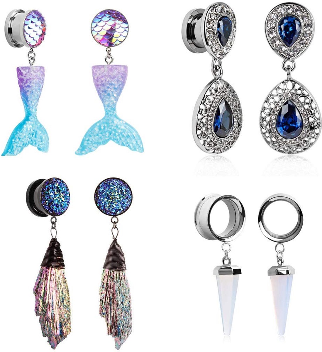 Dailygoods - Roestvrijstalen Piercings - Unisex - Individuele Geschenken - Geschikt voor Kinderen en Volwassenen - Sterke Kwaliteit - Perfecte Pasvorm