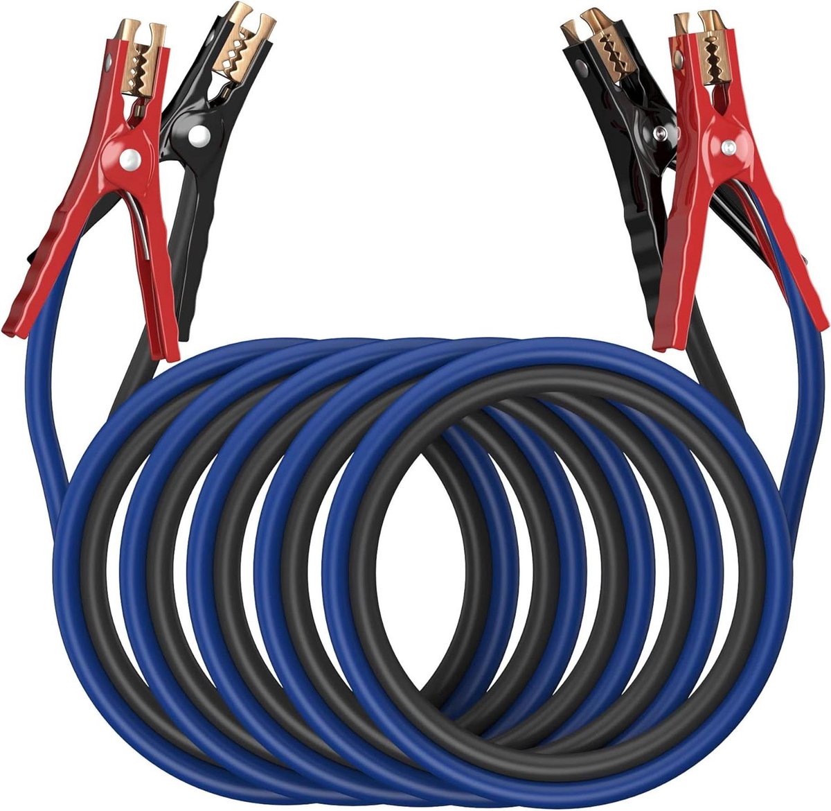 Startkabels Auto - Booster Kabels - Accu Starten - Zware Koper Aluminium - 600 Ampere 6 Meter - Zwart
