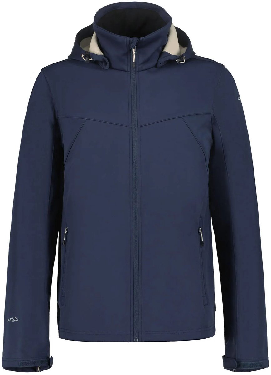 Icepeak Biggs Softshell Jas Heren Blauw