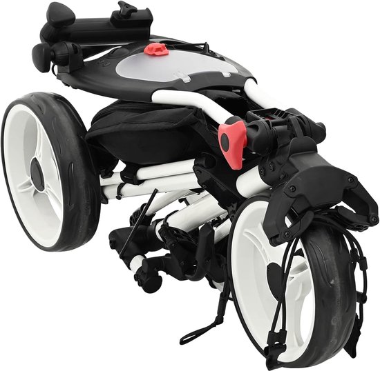 Golf trolley - Golfkar Caddie - Golfen op de baan - Lichtgewicht aluminium frame van GOLF — afbeelding 5