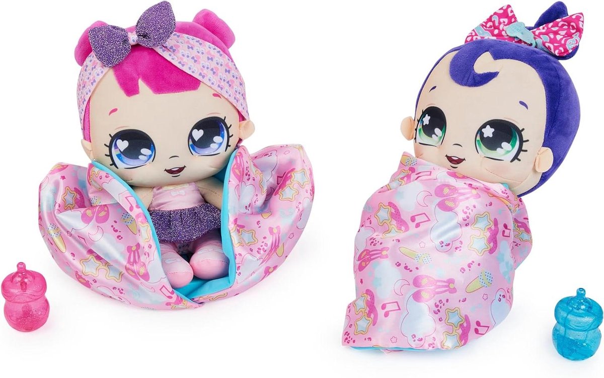 Pluche Babypop - Verrassingspop - Kinderspel - Meer dan 80 geluiden - 23 cm - Roze