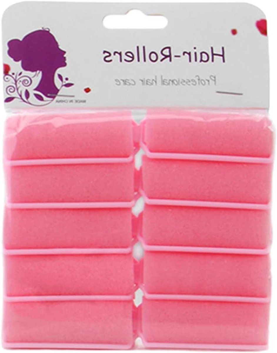 Schuim Krulspelden - Stylingspons Rollen - Haar Krullen - Warmtevrij en Zacht - Diverse Maten - Willekeurig