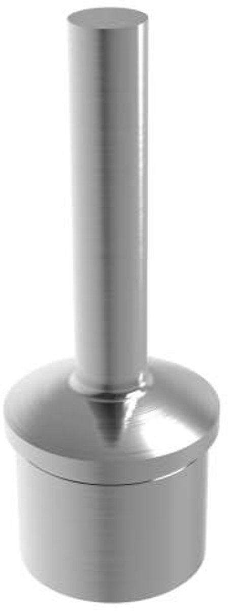 Leuningsteun lassen - Paalsteun RVS - Trappen afwerken - Corrosiebestendig staal - 424 mm diameter - Zilver