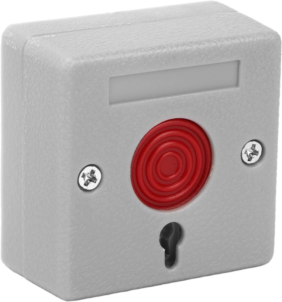 Noodknop - Paniekknop Alarm - Hulp Inroepen - Snelwerkende Respons - 6 x 6 x 2 cm - Wit