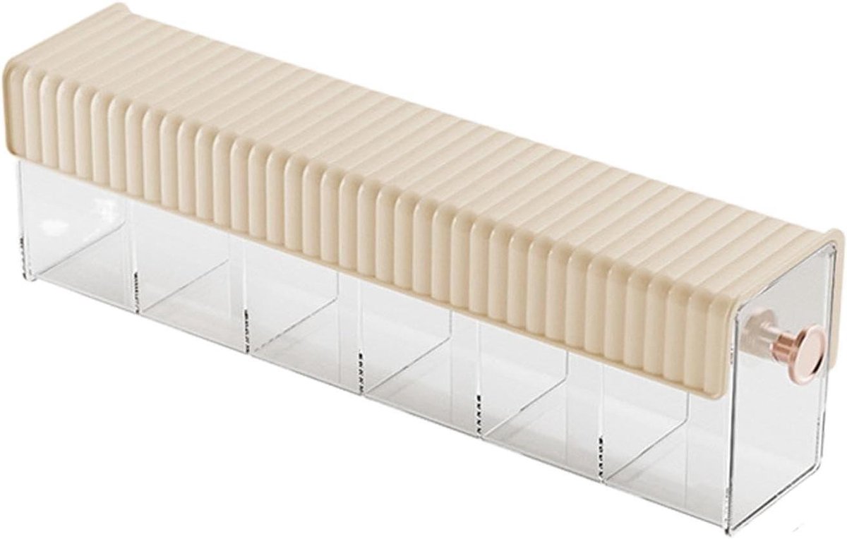 Lade Organizer - Kast Divider - Kleding Opbergen - Transparant Ontwerp - 36 cm Lengte - Geel
