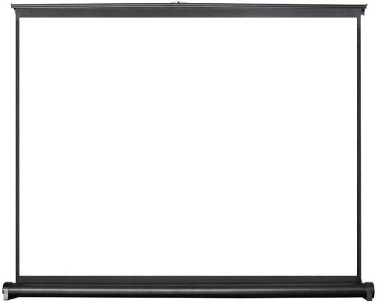 Projectiescherm Bureau - Opvouwbaar Scherm - Presentaties Geven - Aluminium Behuizing - 40 Inch - Wit