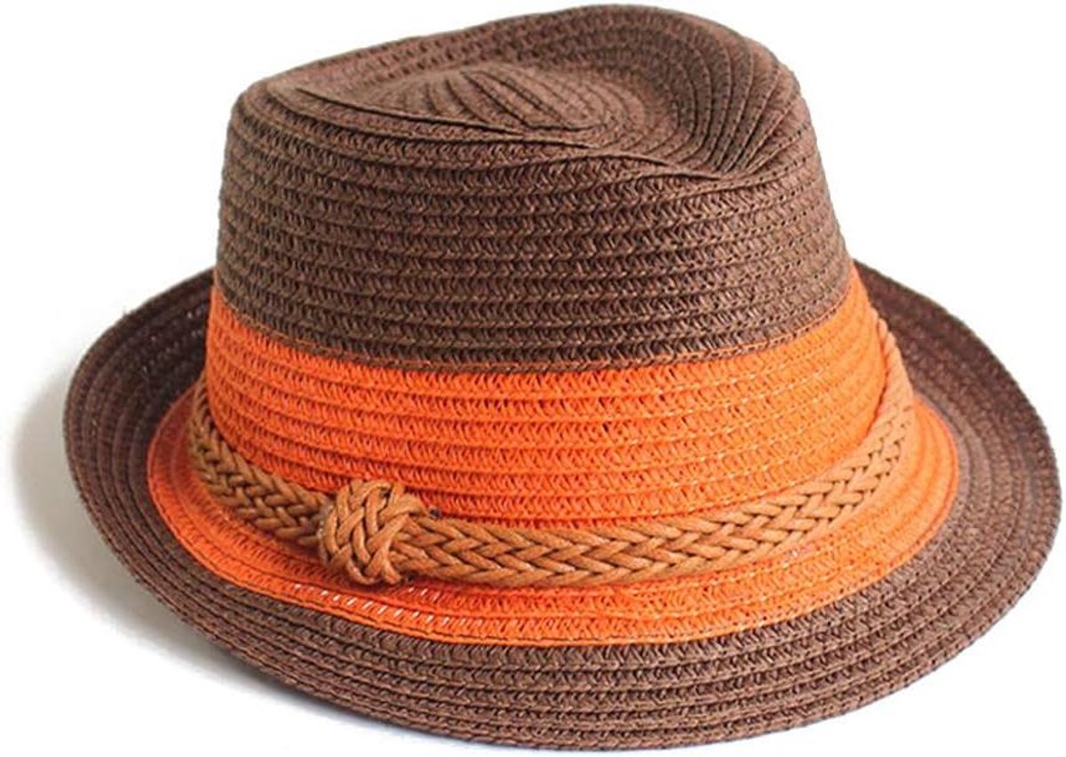 Kinderen Bucket Hoed - Zonnehoed Strand - Buitenactiviteiten Bescherming - Opvouwbaar Design - 50-54 cm - Beige