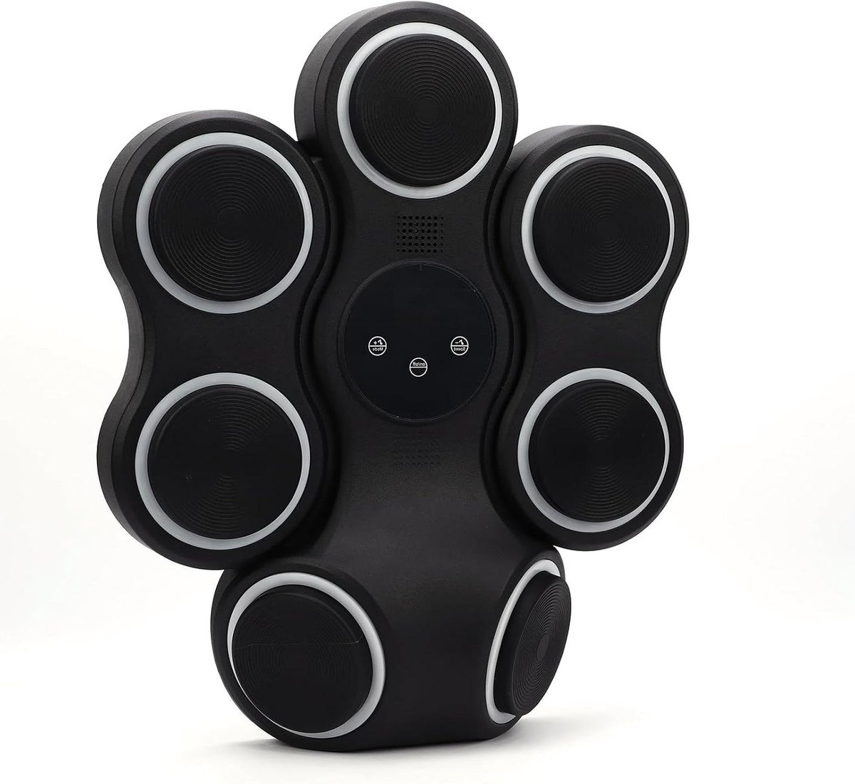 Slimme Boksmachine - Muziek Bokstrainer - Interactieve Fitness - Bluetooth Muziek Sync - Ouder-kind Set - Zwart
