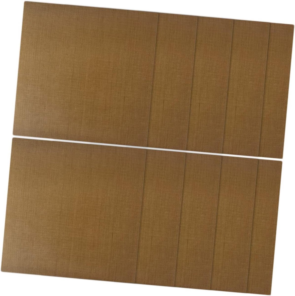 Hittebestendige Stickers - Styling Beschermers - Haar Stylen - Zelfklevend Glasweefsel - 10 Stuks - Zoals Getoond