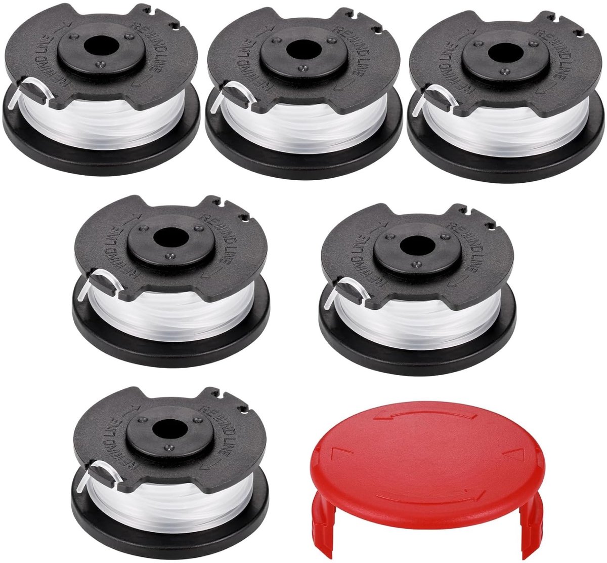 Dailygoods - Set van 6 Draadspoelen voor Bosmaaiers